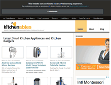 Tablet Screenshot of kitchenables.co.uk